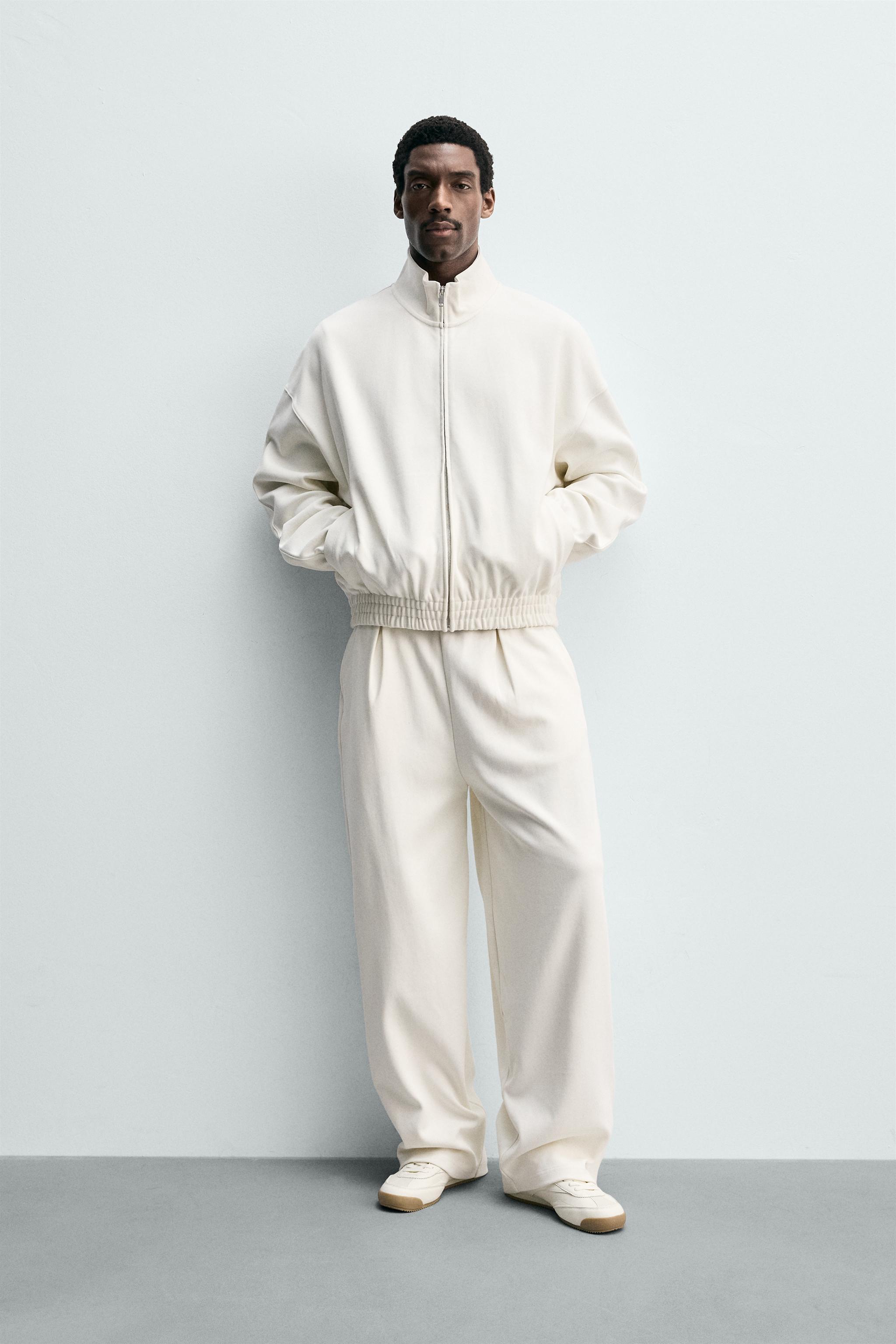 PANTALON DE JOGGING COUPE LARGE À PLIS